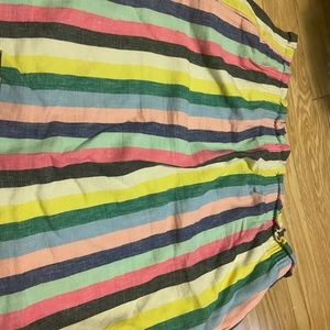 Jcrew Striped Mini Skirt